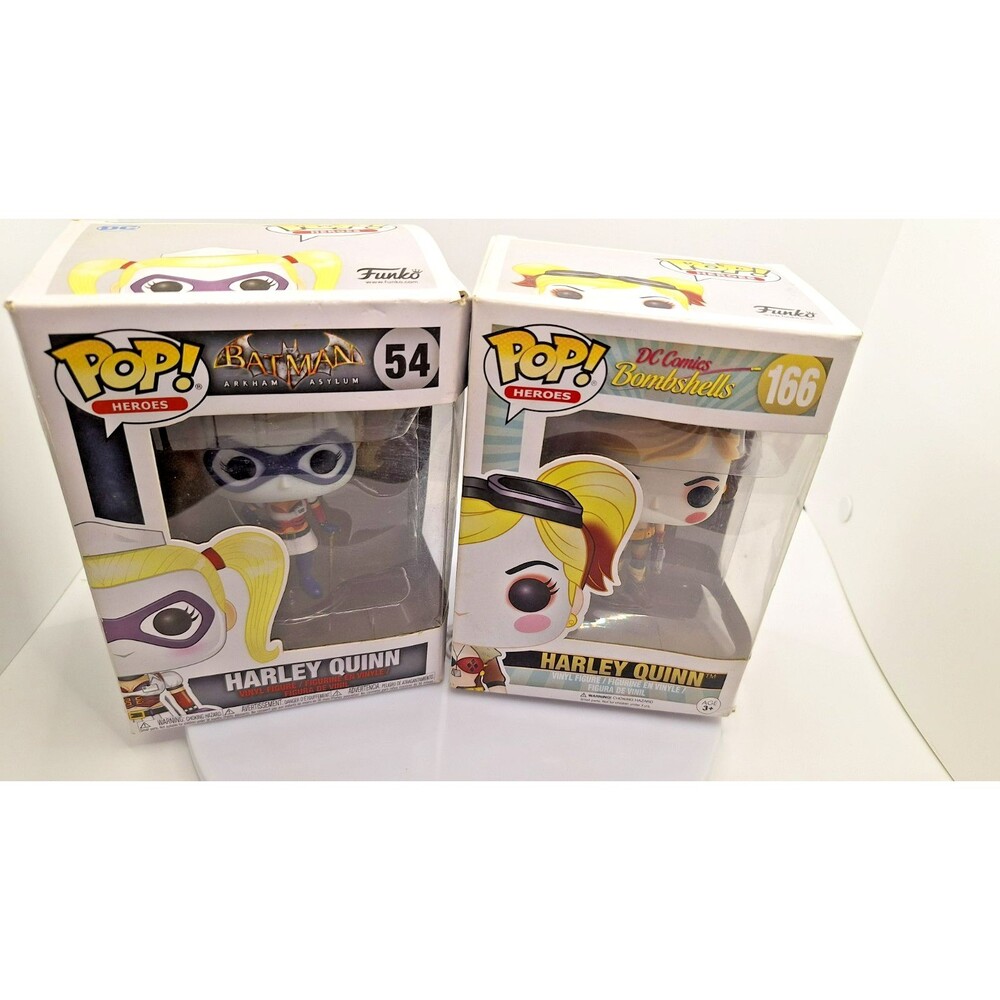Funko Pop Heroes #166 DC Comics Bombshells Harley Quinn  and Batman #54‎